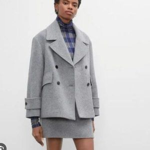 Club Monaco Relaxed Peacoat Grey Size XS